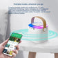 Microphone Karaoke Machine Bluetooth - compatible Speaker With 2 Wireless Mic RGB Light Home Family Singing Speaker - elektronika shop