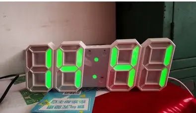 3D Luminous LED Digital Clock, Simple And Versatile At Home - elektronika shop