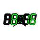 3D Luminous LED Digital Clock, Simple And Versatile At Home - elektronika shop