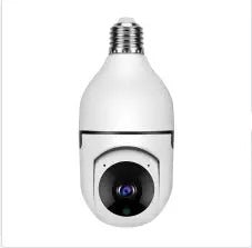 1080P WiFi Bulb Security Camera – 4X Zoom Smart Home Surveillance Camera - elektronika shop
