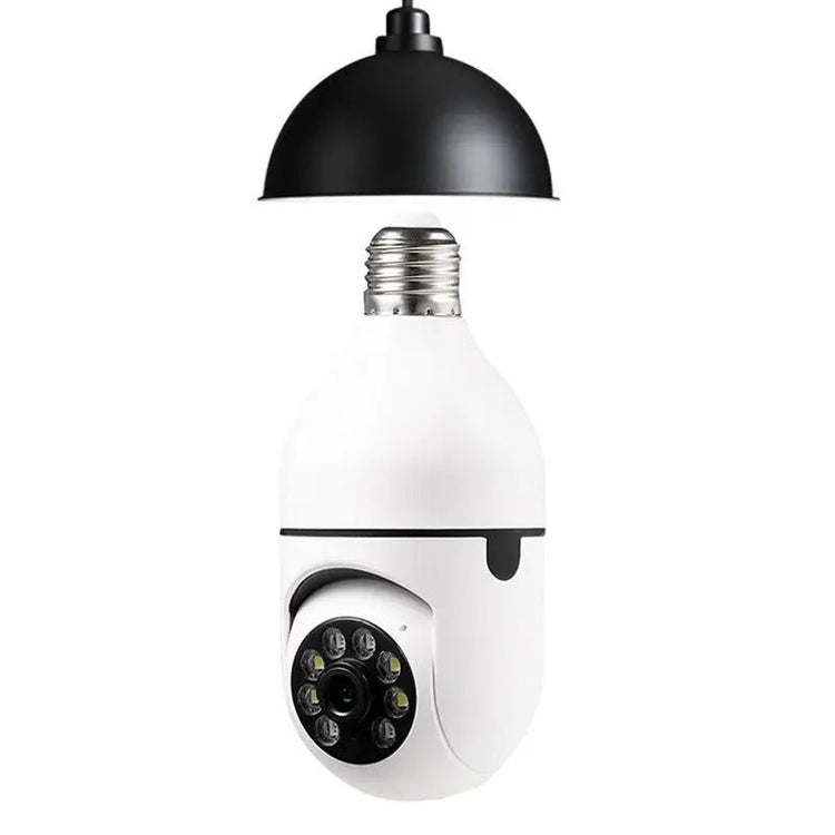 1080P WiFi Bulb Security Camera – 4X Zoom Smart Home Surveillance Camera - elektronika shop