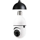 1080P WiFi Bulb Security Camera – 4X Zoom Smart Home Surveillance Camera - elektronika shop