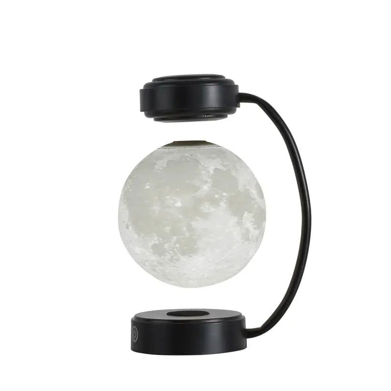 3D LED Moon Night Light Wireless Magnetic Levitating Rotating Floating Ball Lamp For School Office Bookshop Home Decoration - elektronika shop