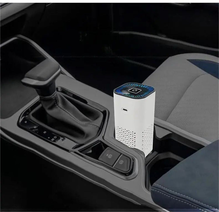 Car Air Purifier Portable Negative Ion Generator Remove Formaldehyde Dust Smoke Air Freshen Washer For Home Car - elektronika shop