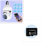1080P WiFi Bulb Security Camera – 4X Zoom Smart Home Surveillance Camera - elektronika shop